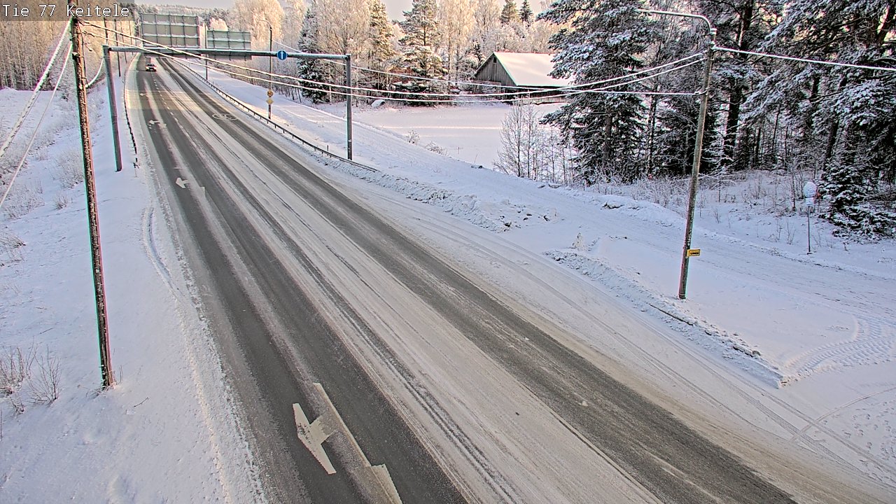 Weather Camera Image Väg 77 Keitele, Keitele, Pohjois-Savo
