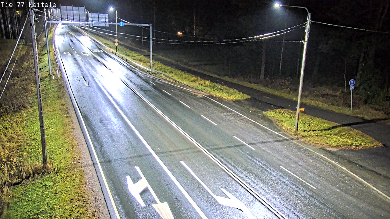 Weather Camera Image Väg 77 Keitele, Keitele, Pohjois-Savo