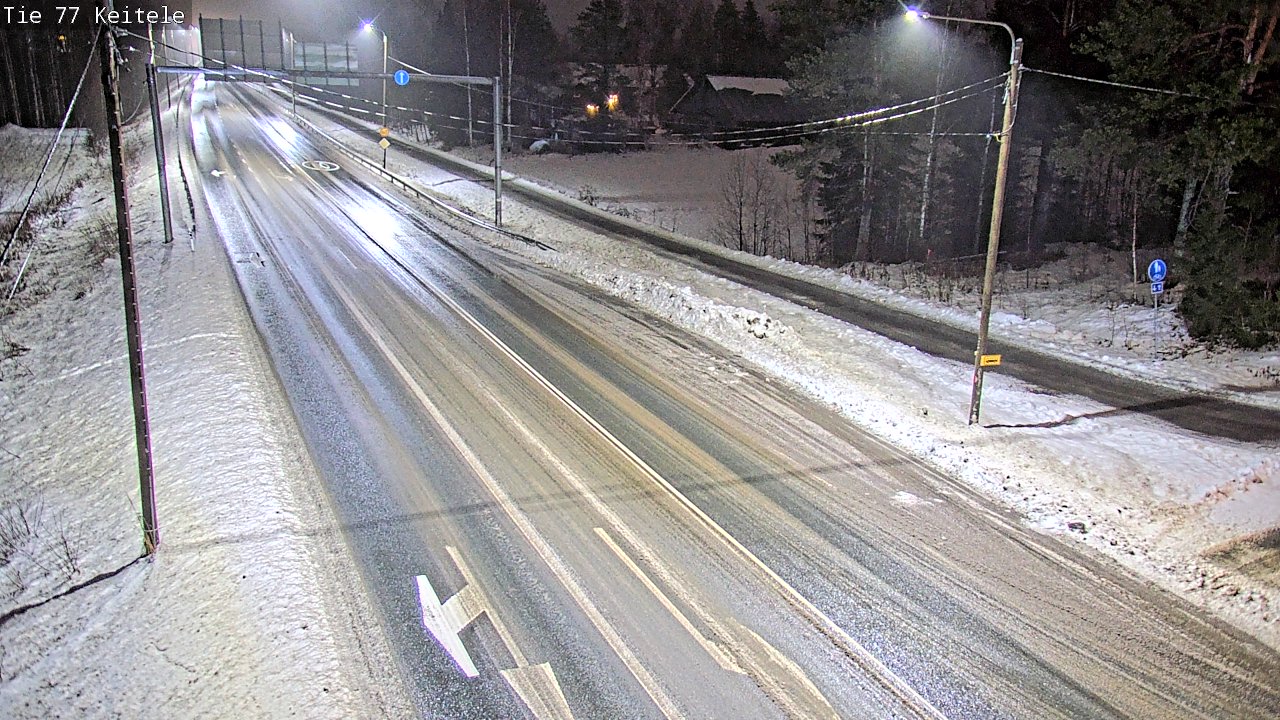 Weather Camera Image Väg 77 Keitele, Keitele, Pohjois-Savo