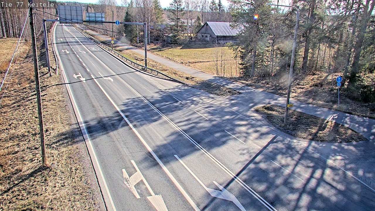 Weather Camera Image Väg 77 Keitele, Keitele, Pohjois-Savo
