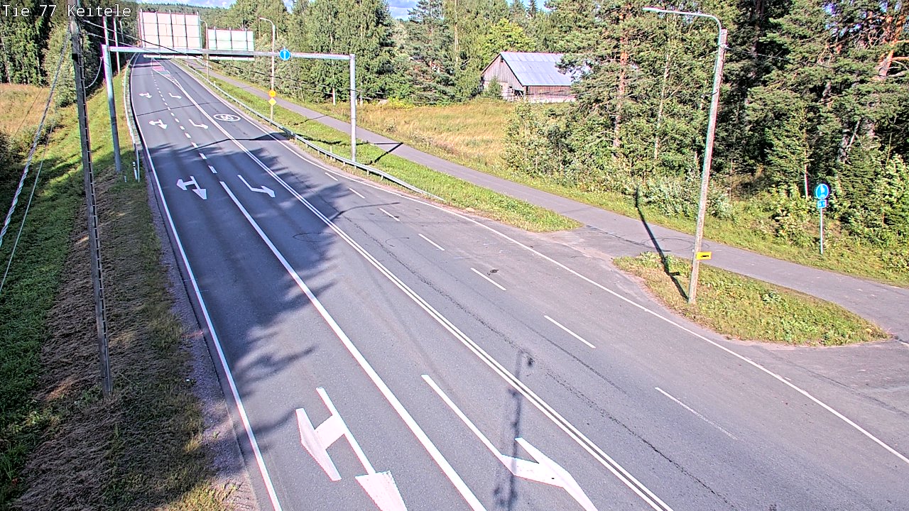 Weather Camera Image Road 77 Keitele, Keitele, Pohjois-Savo