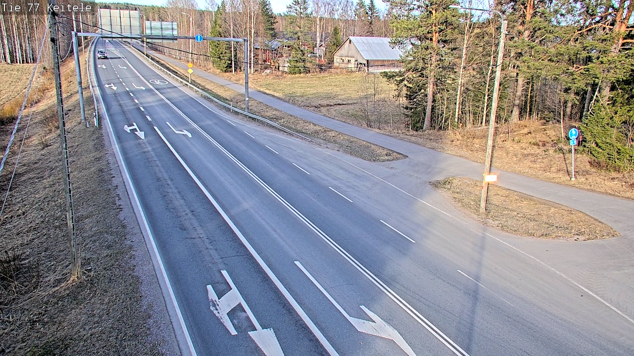 Weather Camera Image Väg 77 Keitele, Keitele, Pohjois-Savo