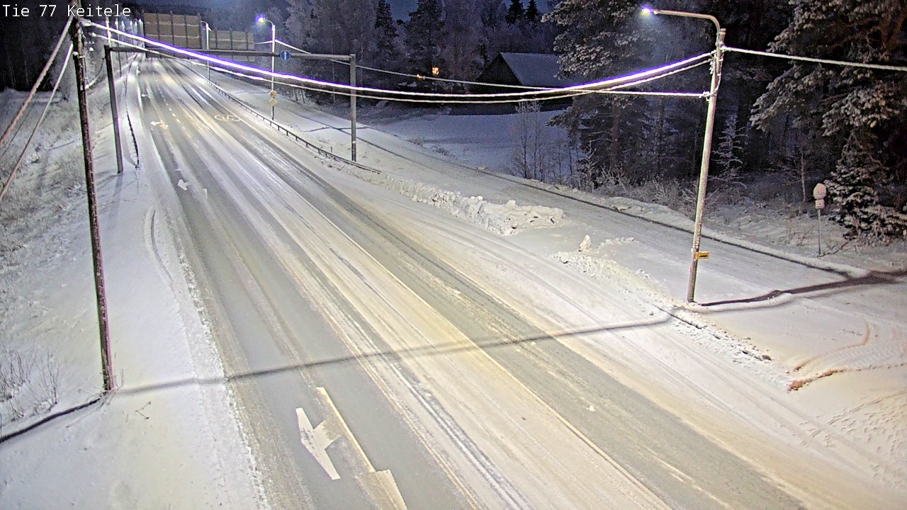 Weather Camera Image Väg 77 Keitele, Keitele, Pohjois-Savo