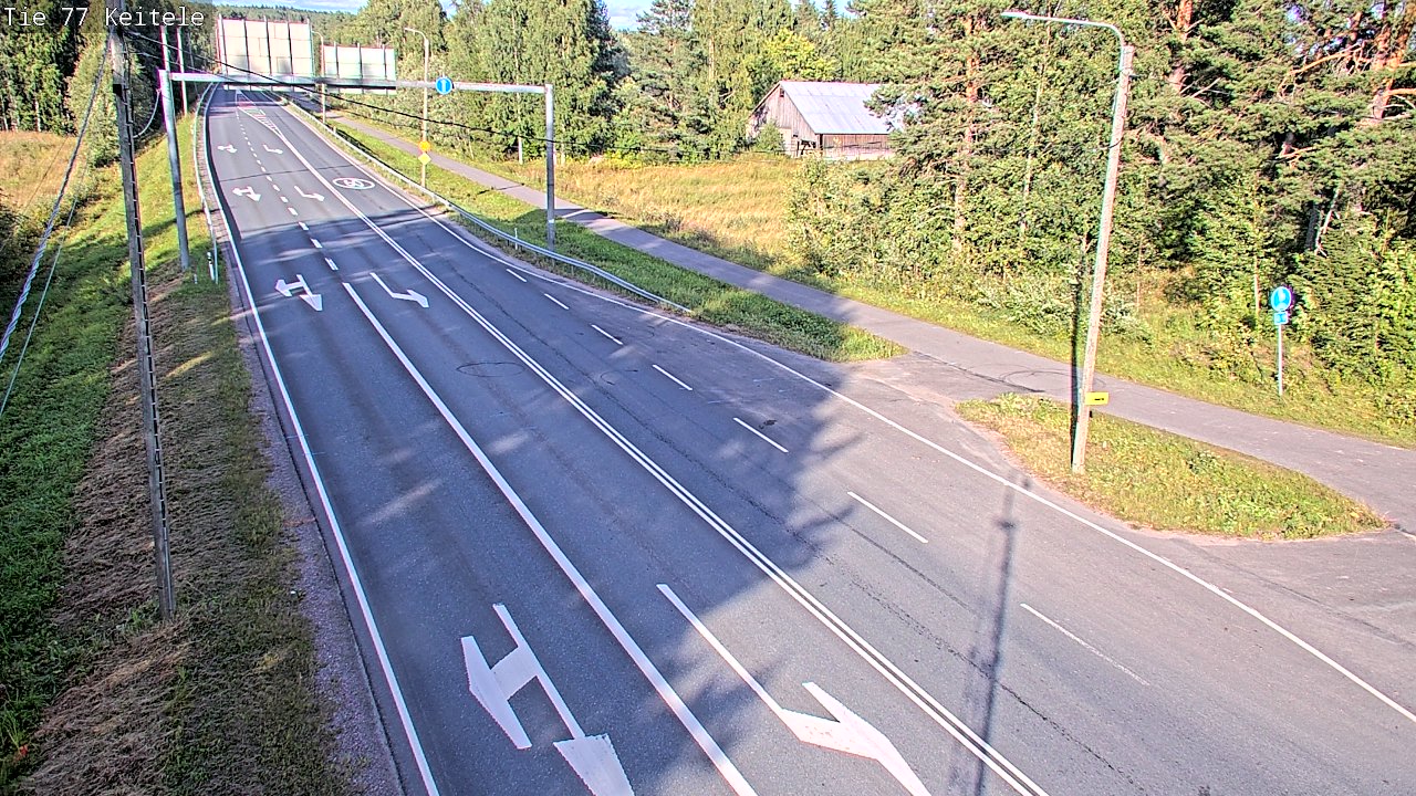 Weather Camera Image Road 77 Keitele, Keitele, Pohjois-Savo