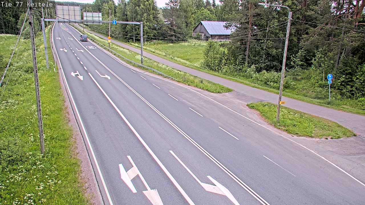 Kelikamerat Kuva Tie 77 Keitele, Keitele, Pohjois-Savo