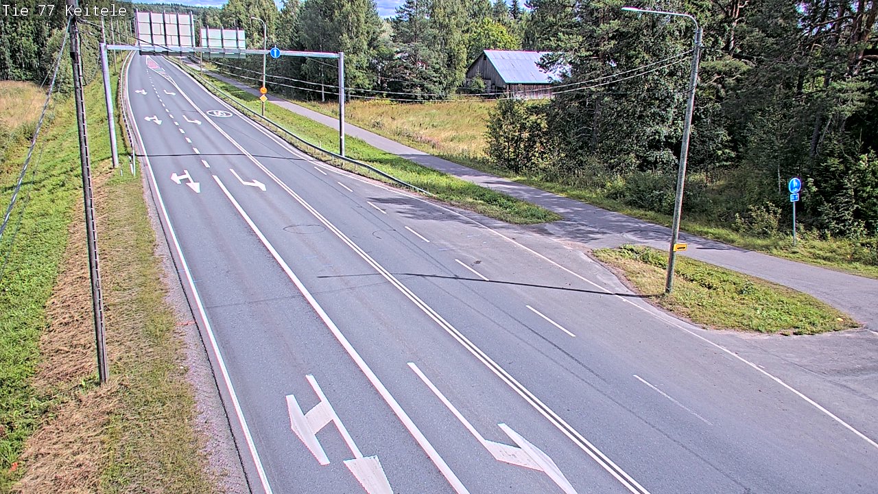 Weather Camera Image Road 77 Keitele, Keitele, Pohjois-Savo