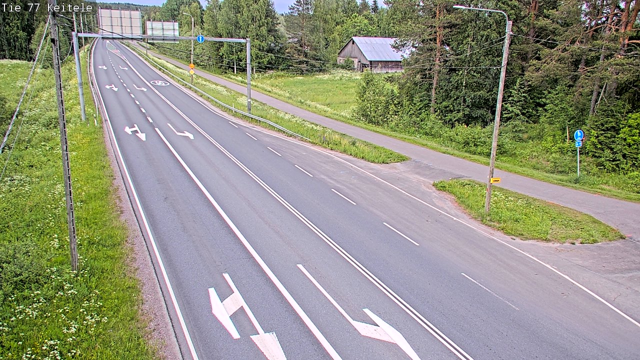 Kelikamerat Kuva Tie 77 Keitele, Keitele, Pohjois-Savo