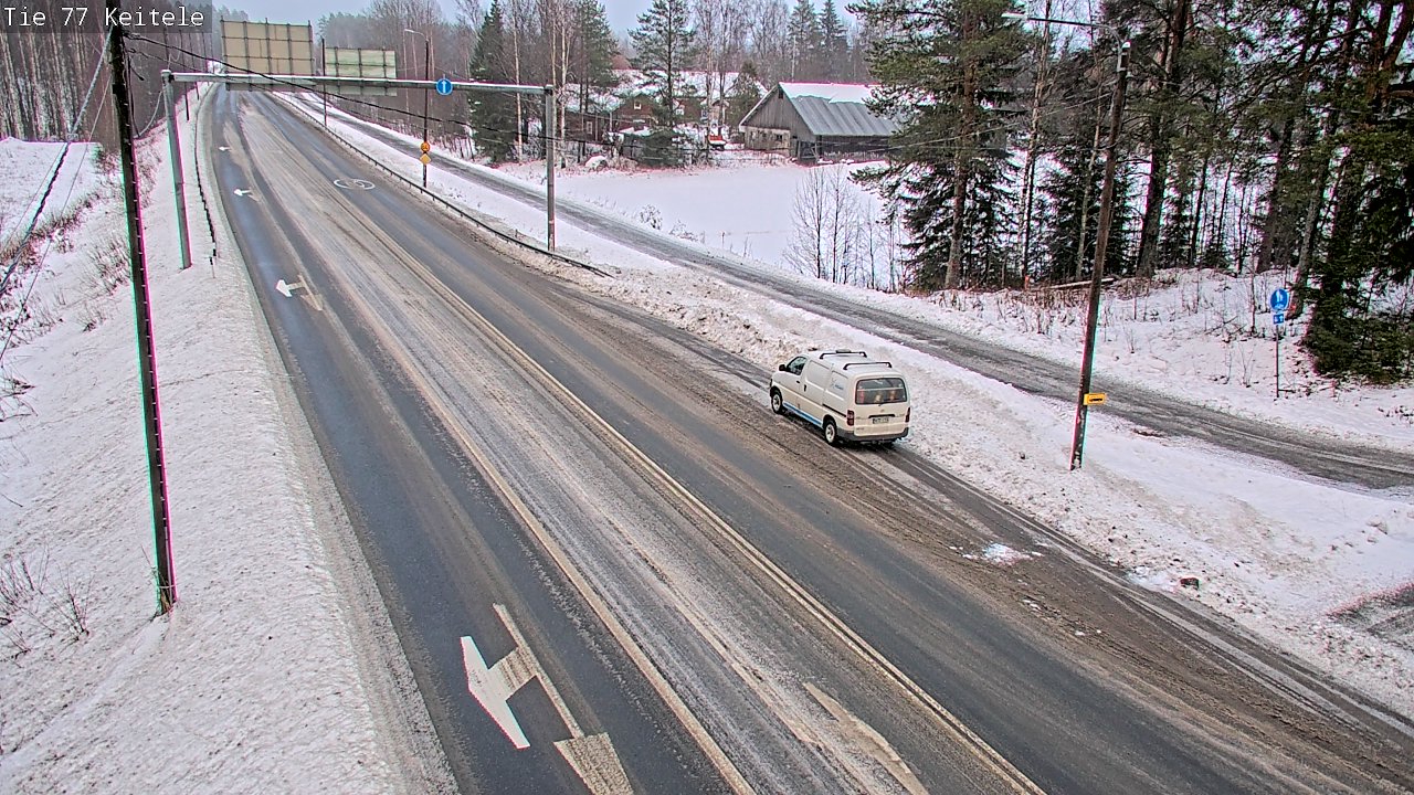 Weather Camera Image Väg 77 Keitele, Keitele, Pohjois-Savo