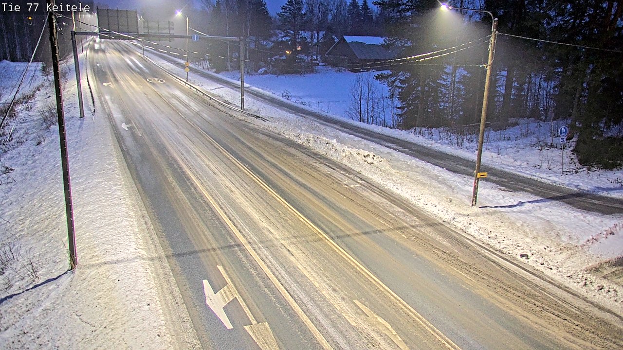 Weather Camera Image Väg 77 Keitele, Keitele, Pohjois-Savo