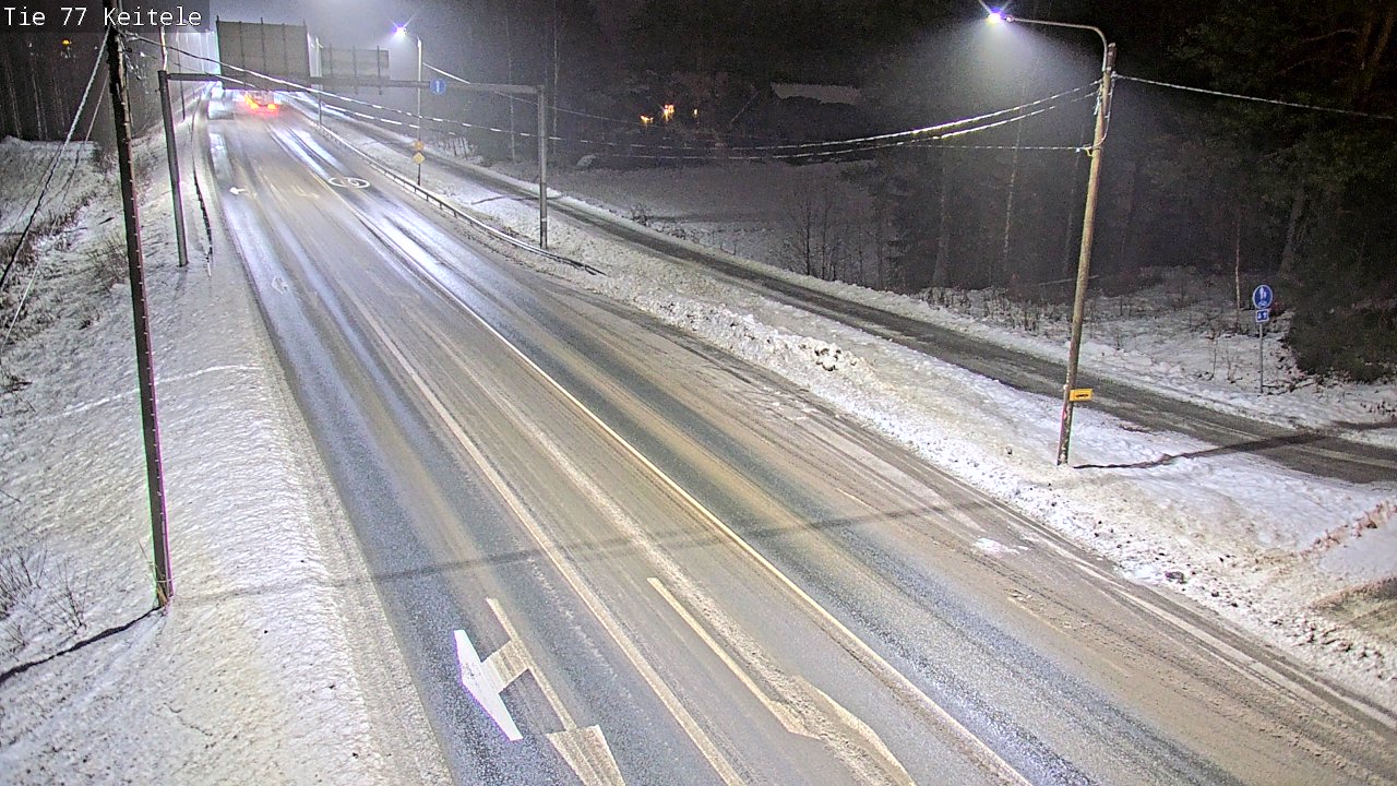 Weather Camera Image Väg 77 Keitele, Keitele, Pohjois-Savo