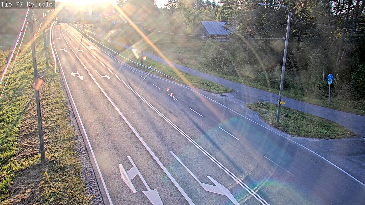 Weather Camera Image Road 77 Keitele, Keitele, Pohjois-Savo