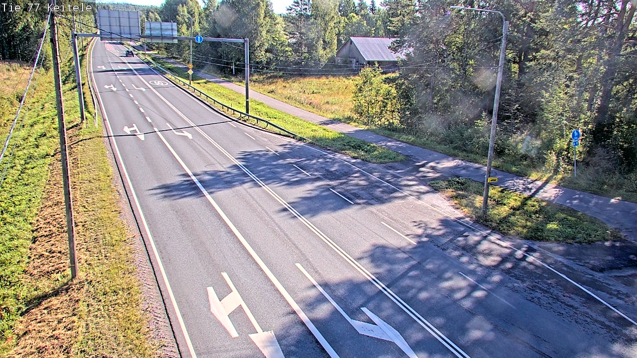 Weather Camera Image Road 77 Keitele, Keitele, Pohjois-Savo