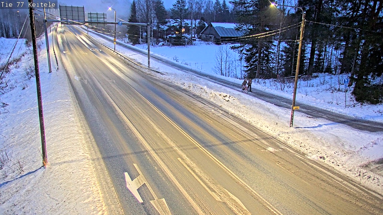Weather Camera Image Väg 77 Keitele, Keitele, Pohjois-Savo