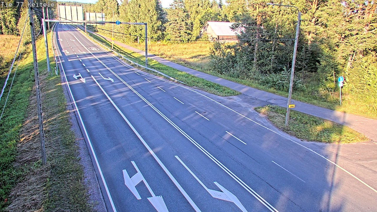Weather Camera Image Road 77 Keitele, Keitele, Pohjois-Savo