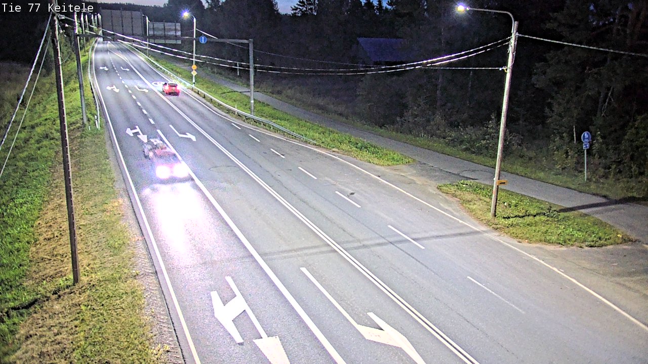 Weather Camera Image Road 77 Keitele, Keitele, Pohjois-Savo
