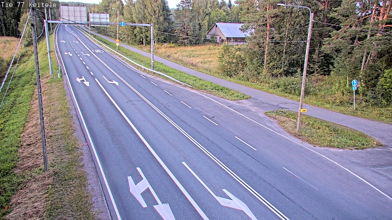 Weather Camera Image Road 77 Keitele, Keitele, Pohjois-Savo