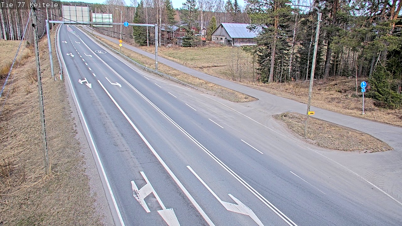Weather Camera Image Väg 77 Keitele, Keitele, Pohjois-Savo