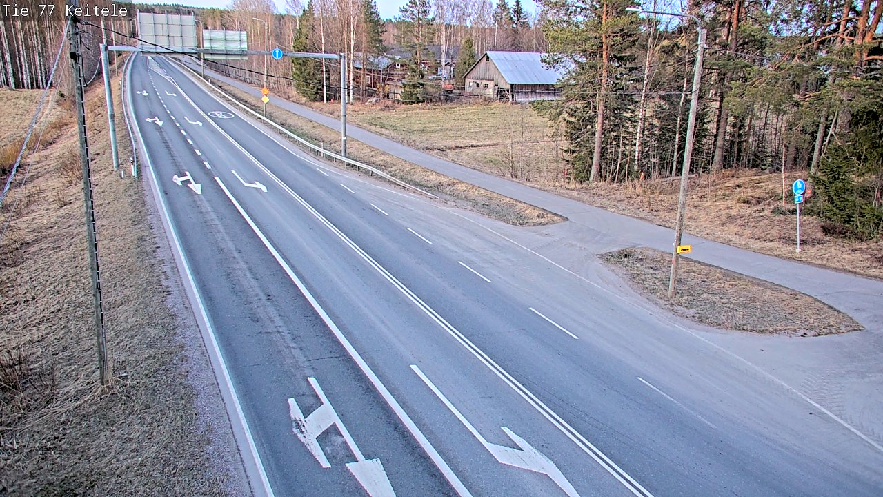 Weather Camera Image Väg 77 Keitele, Keitele, Pohjois-Savo
