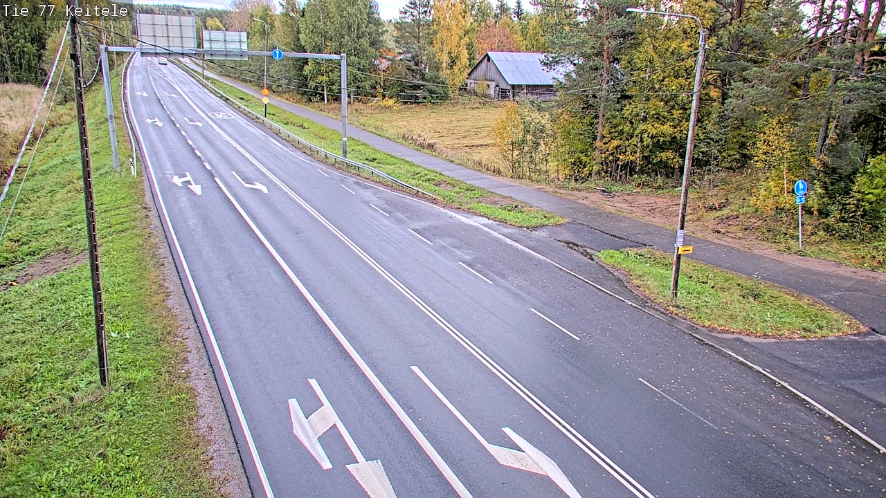Weather Camera Image Road 77 Keitele, Keitele, Pohjois-Savo