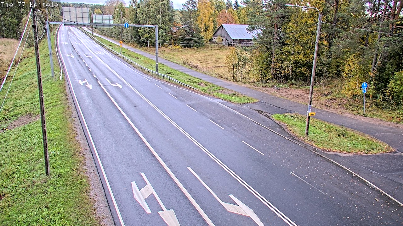 Weather Camera Image Road 77 Keitele, Keitele, Pohjois-Savo
