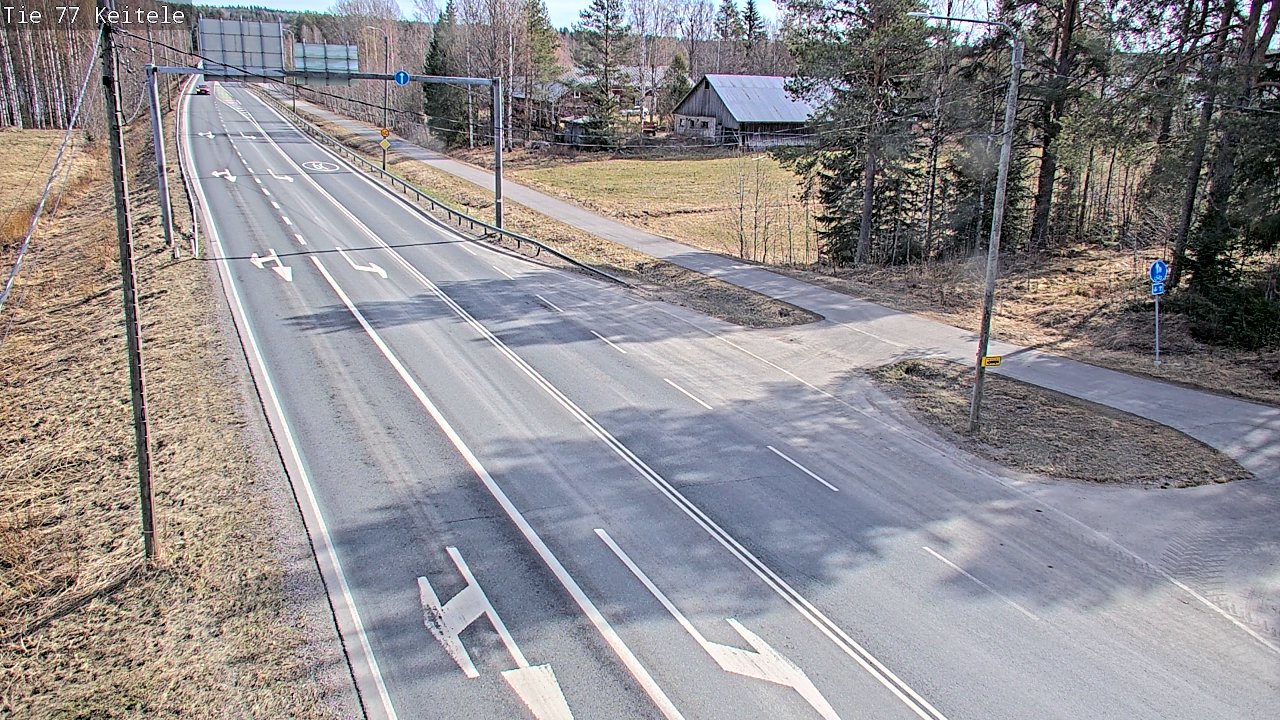Weather Camera Image Väg 77 Keitele, Keitele, Pohjois-Savo