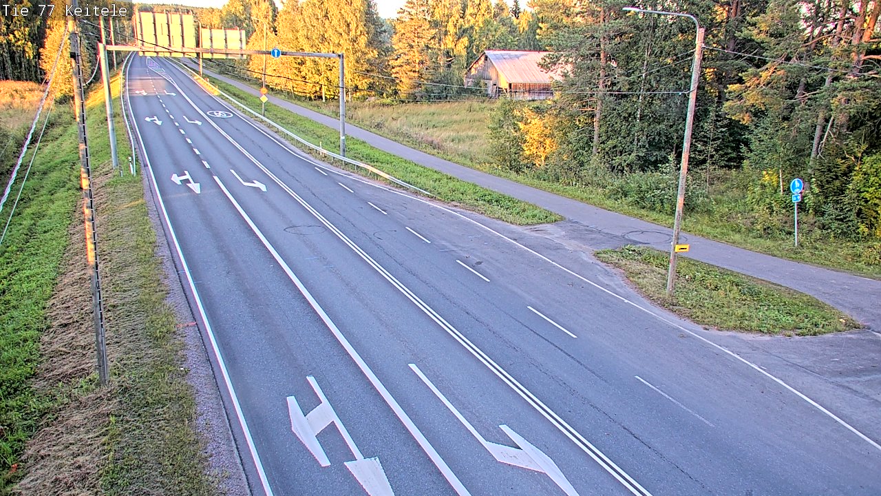 Weather Camera Image Road 77 Keitele, Keitele, Pohjois-Savo