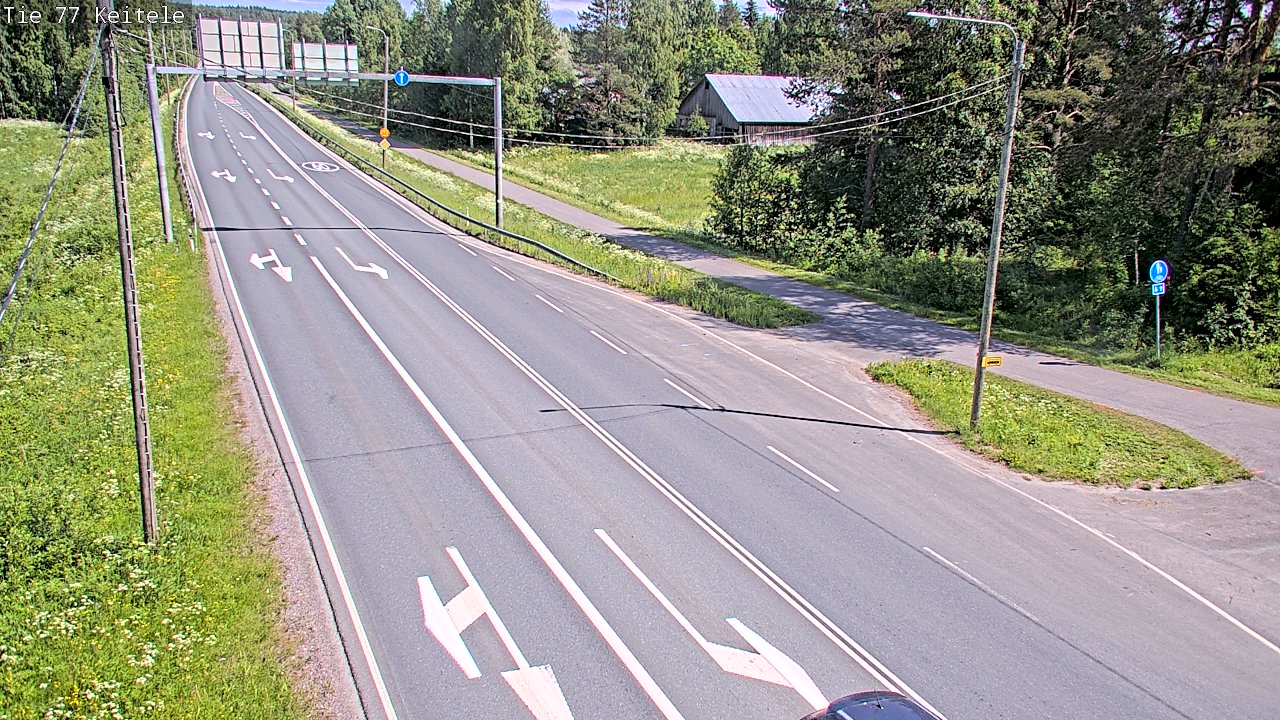 Kelikamerat Kuva Tie 77 Keitele, Keitele, Pohjois-Savo
