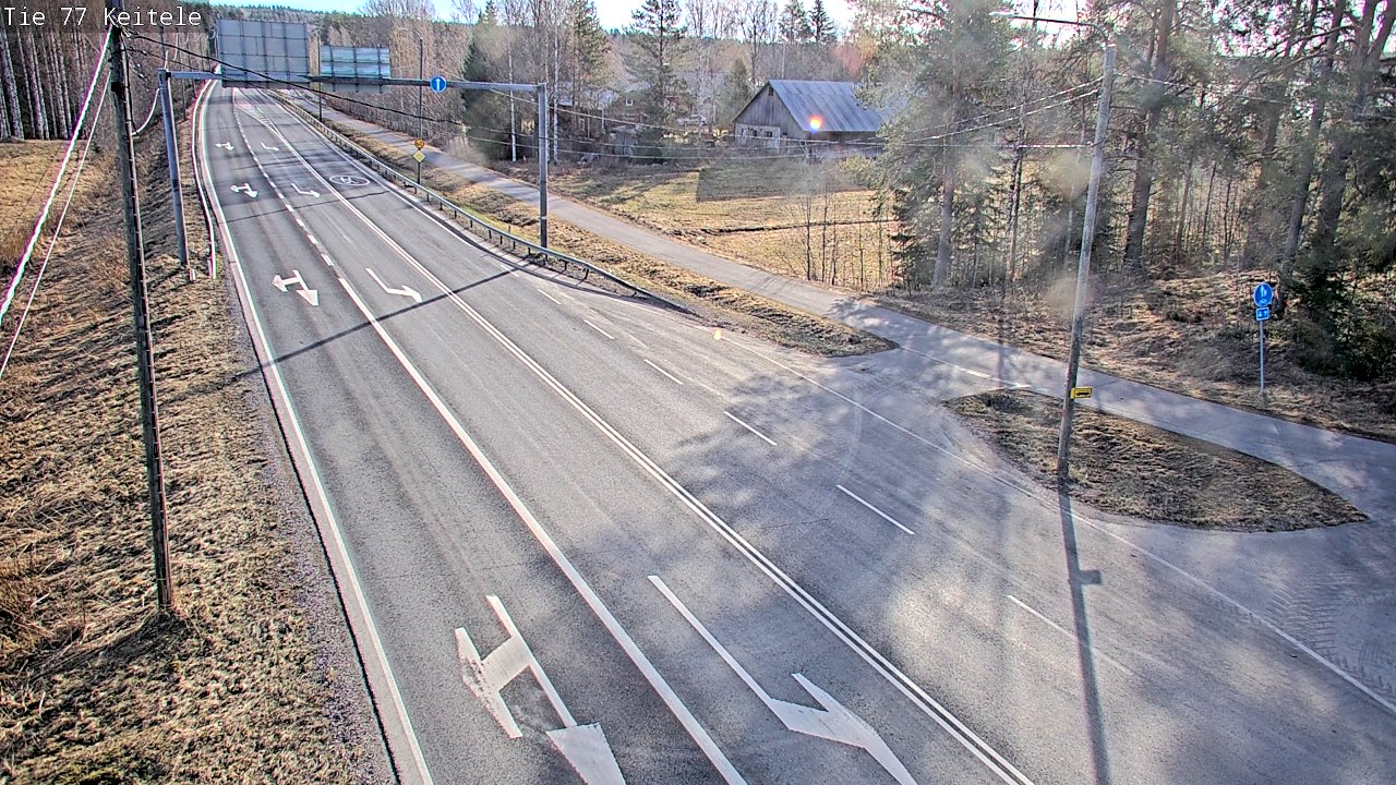 Weather Camera Image Väg 77 Keitele, Keitele, Pohjois-Savo