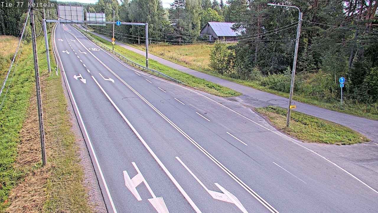 Weather Camera Image Road 77 Keitele, Keitele, Pohjois-Savo