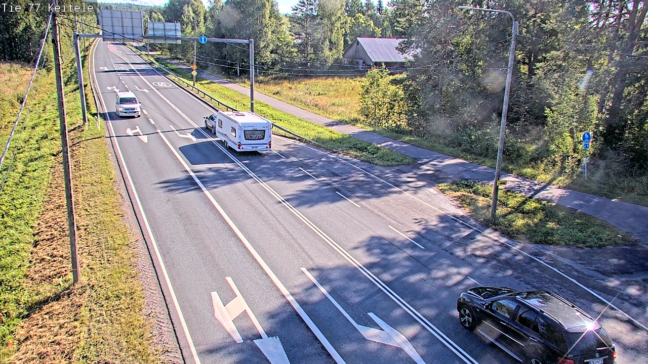 Weather Camera Image Road 77 Keitele, Keitele, Pohjois-Savo