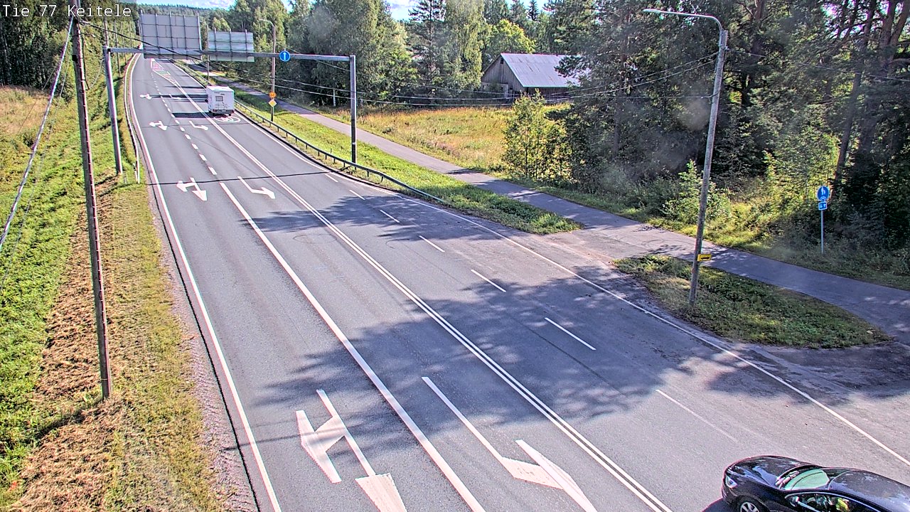 Weather Camera Image Road 77 Keitele, Keitele, Pohjois-Savo