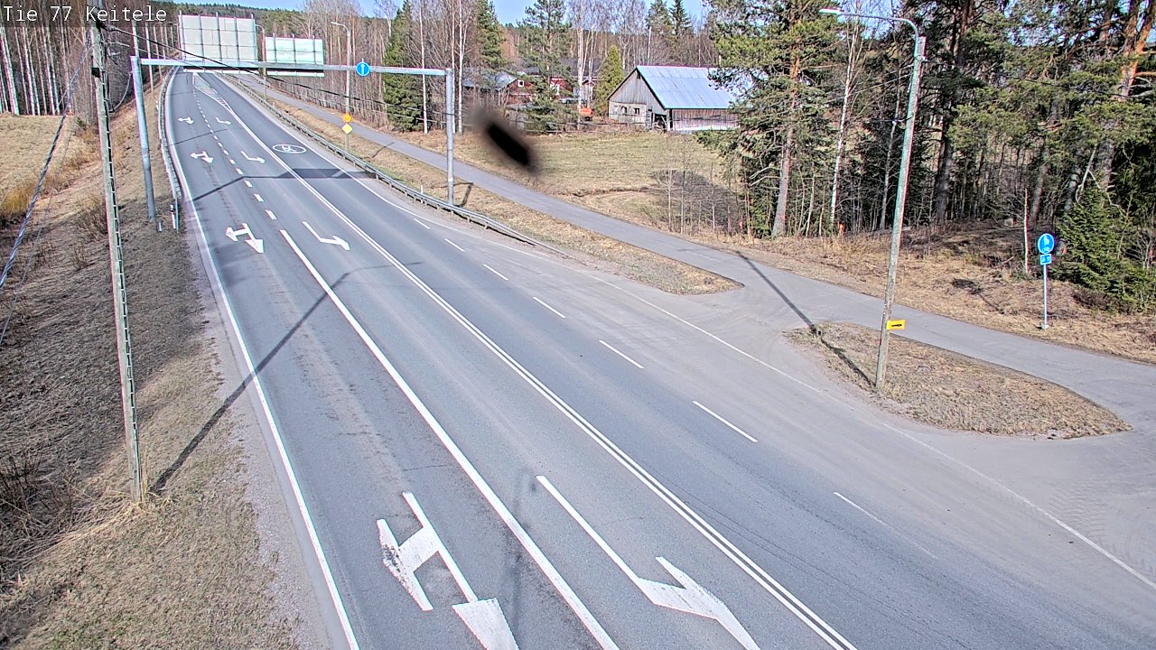 Weather Camera Image Väg 77 Keitele, Keitele, Pohjois-Savo