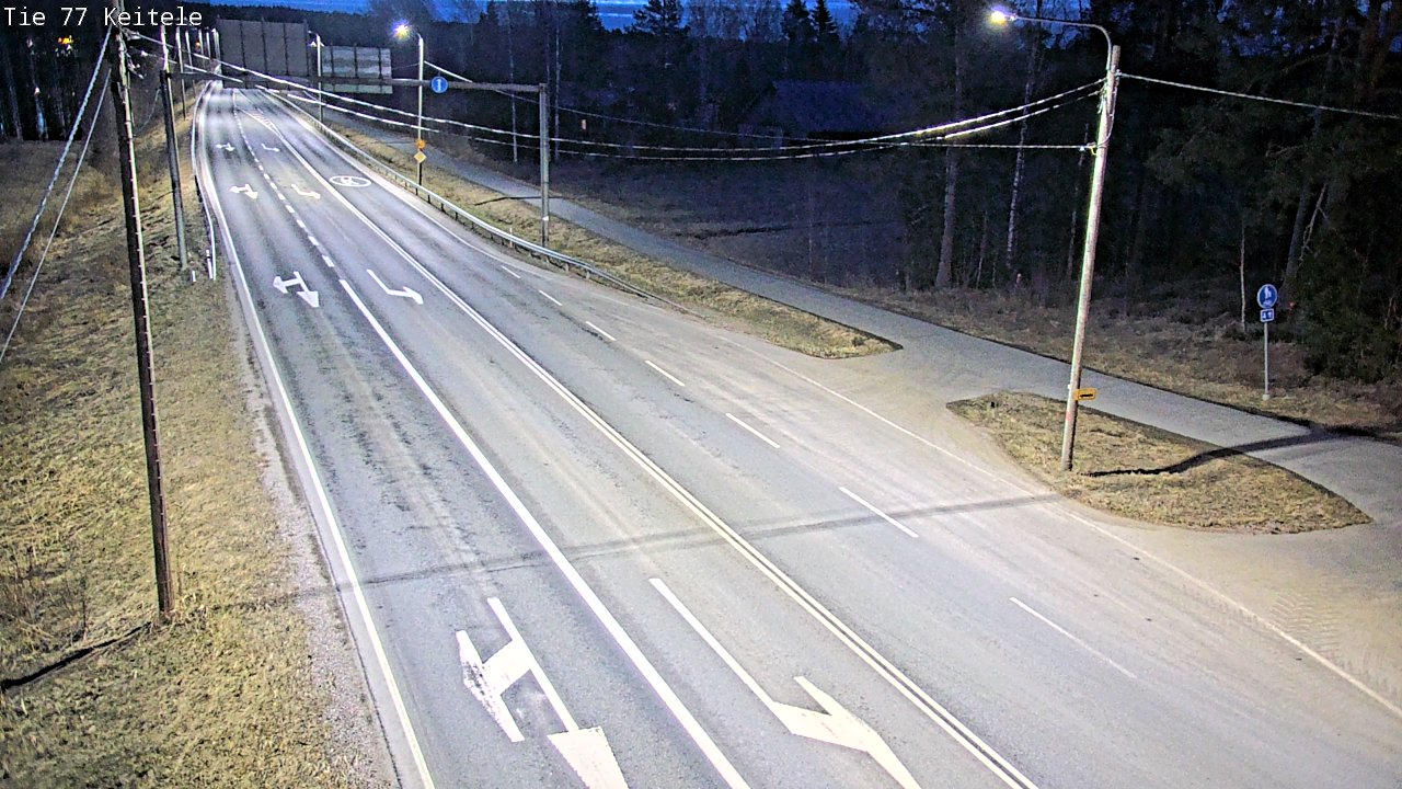 Weather Camera Image Väg 77 Keitele, Keitele, Pohjois-Savo