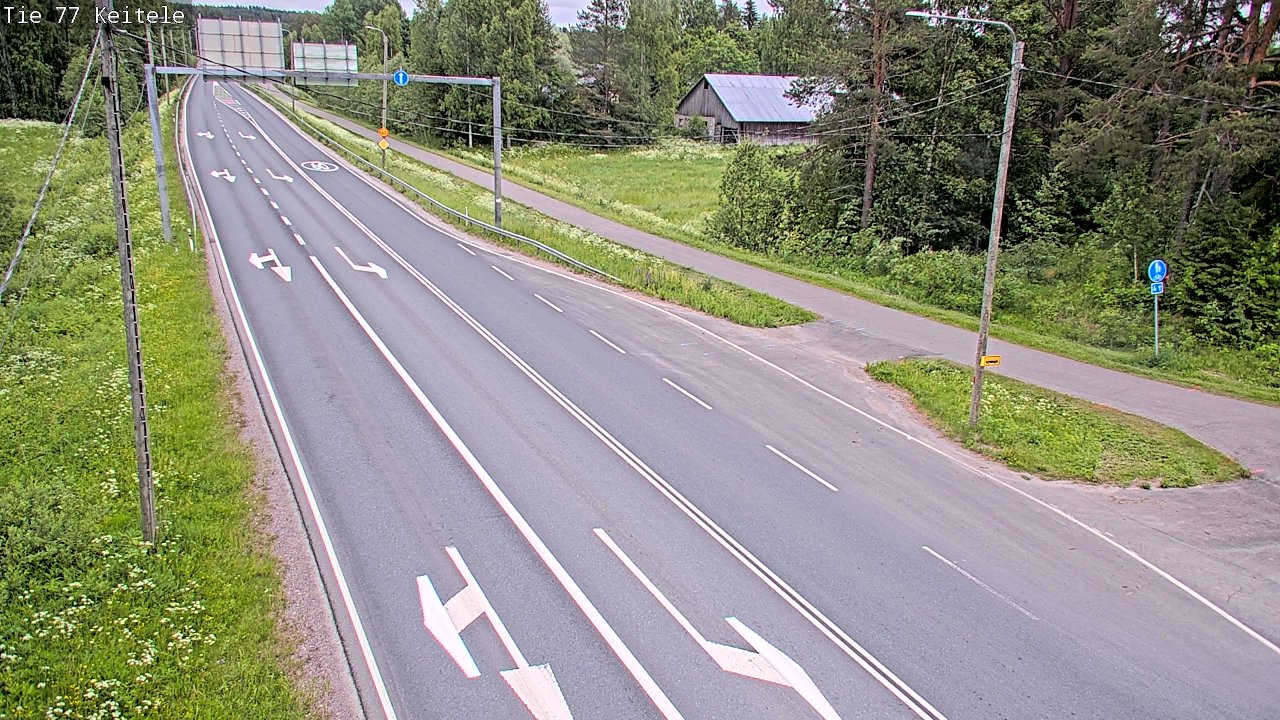 Kelikamerat Kuva Tie 77 Keitele, Keitele, Pohjois-Savo