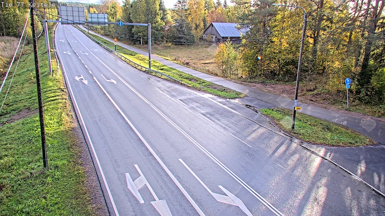 Weather Camera Image Road 77 Keitele, Keitele, Pohjois-Savo