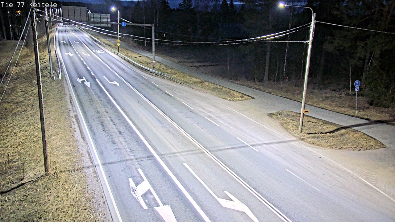 Weather Camera Image Väg 77 Keitele, Keitele, Pohjois-Savo