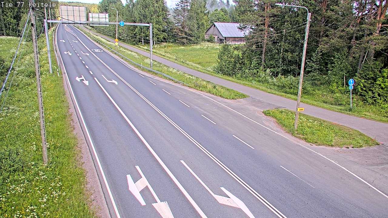 Kelikamerat Kuva Tie 77 Keitele, Keitele, Pohjois-Savo