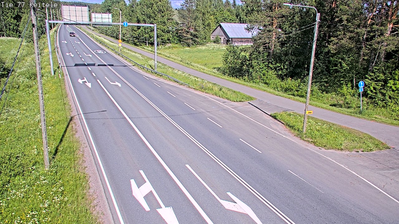Kelikamerat Kuva Tie 77 Keitele, Keitele, Pohjois-Savo