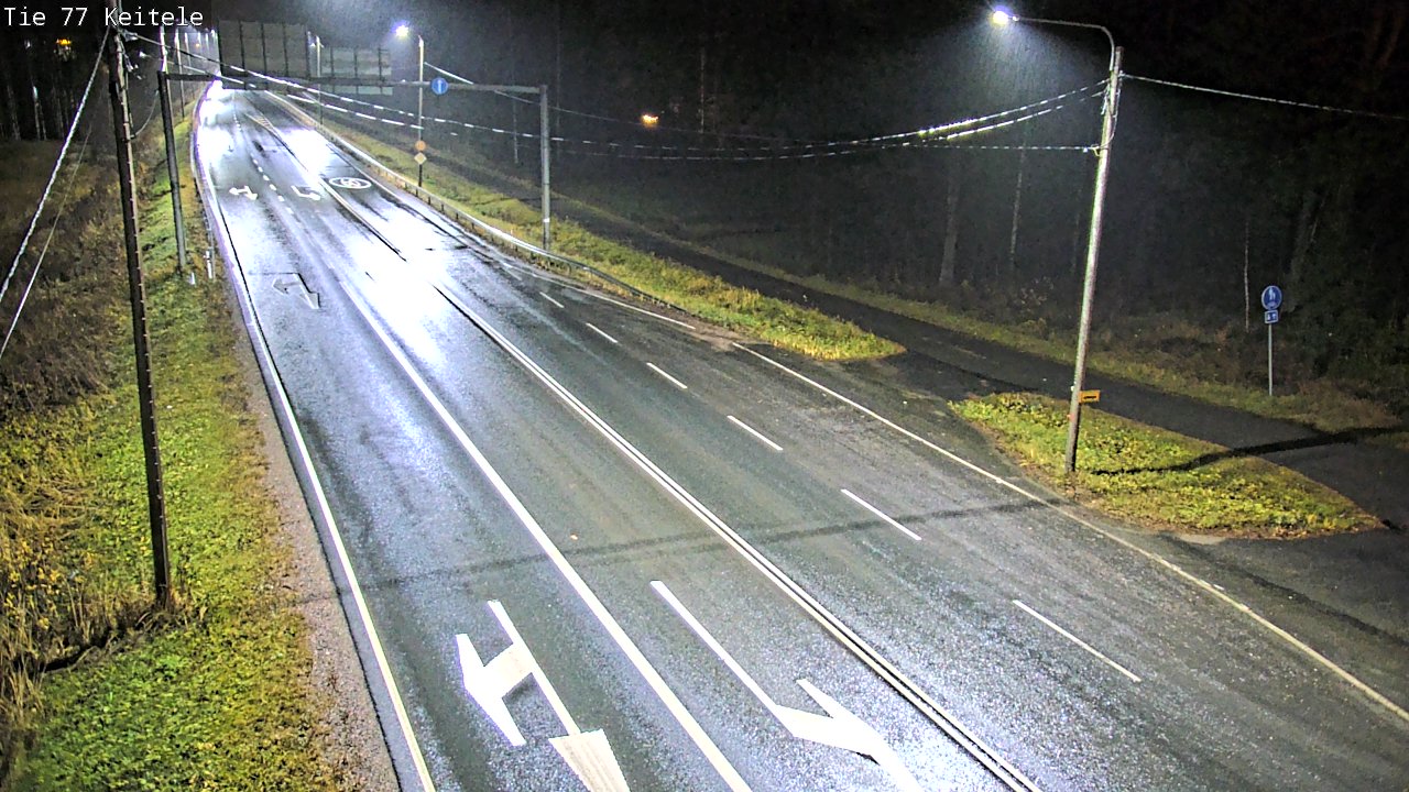 Weather Camera Image Väg 77 Keitele, Keitele, Pohjois-Savo