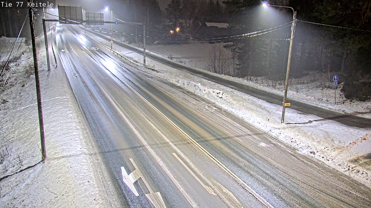 Weather Camera Image Väg 77 Keitele, Keitele, Pohjois-Savo