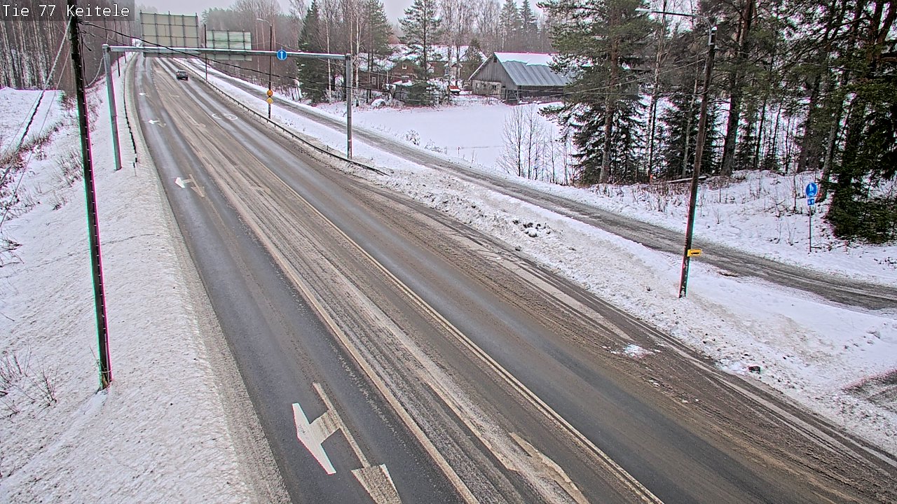 Weather Camera Image Väg 77 Keitele, Keitele, Pohjois-Savo