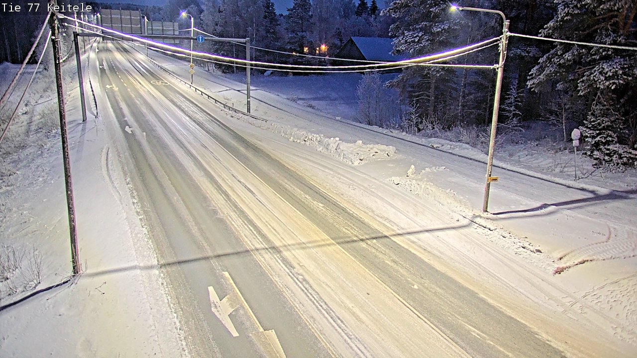 Weather Camera Image Väg 77 Keitele, Keitele, Pohjois-Savo