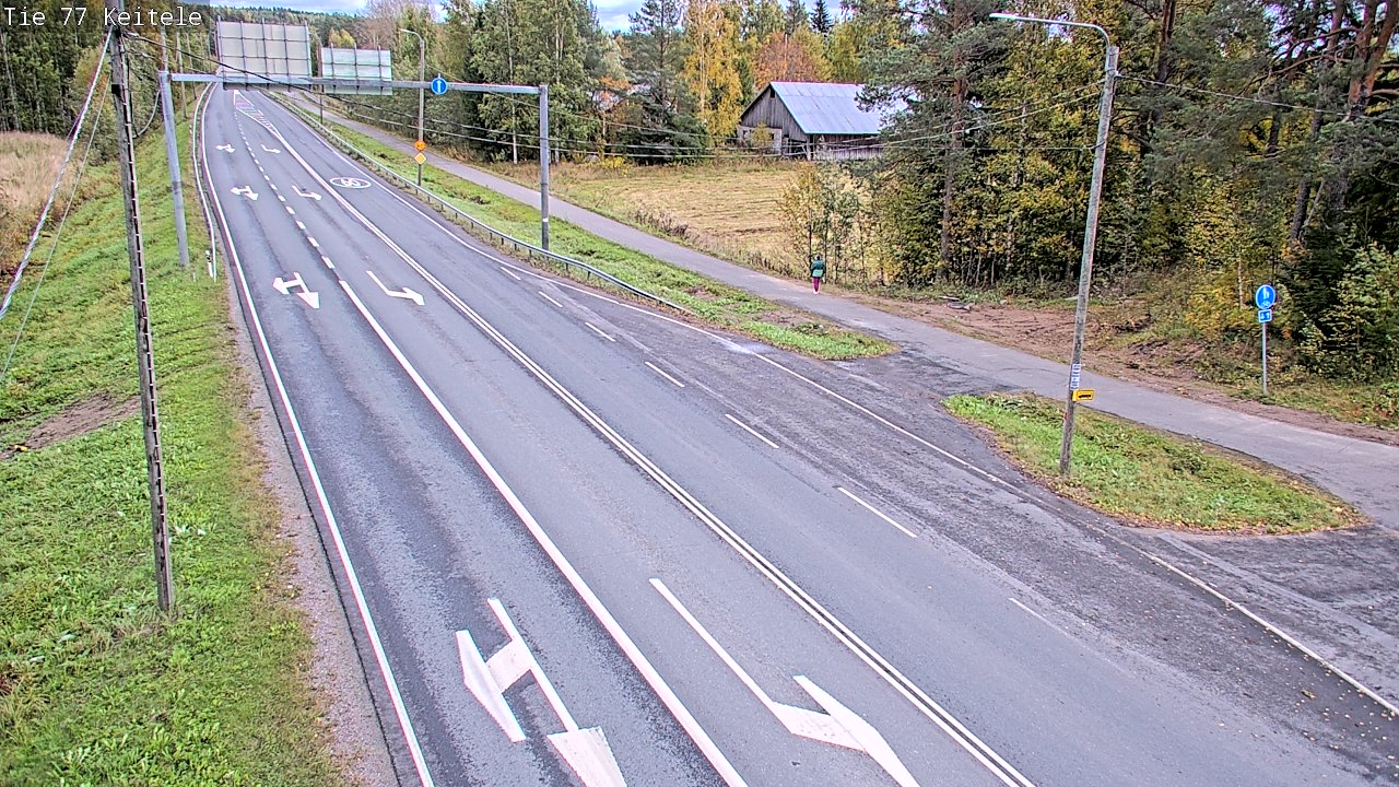 Weather Camera Image Road 77 Keitele, Keitele, Pohjois-Savo