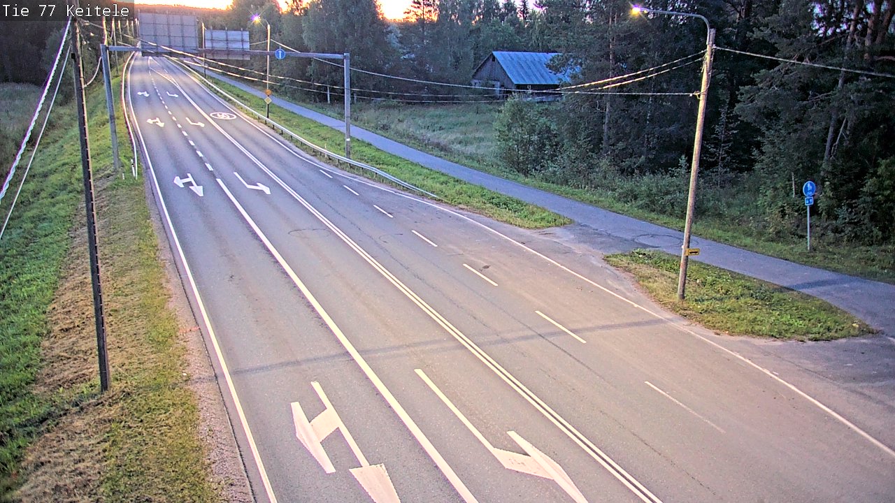 Weather Camera Image Road 77 Keitele, Keitele, Pohjois-Savo