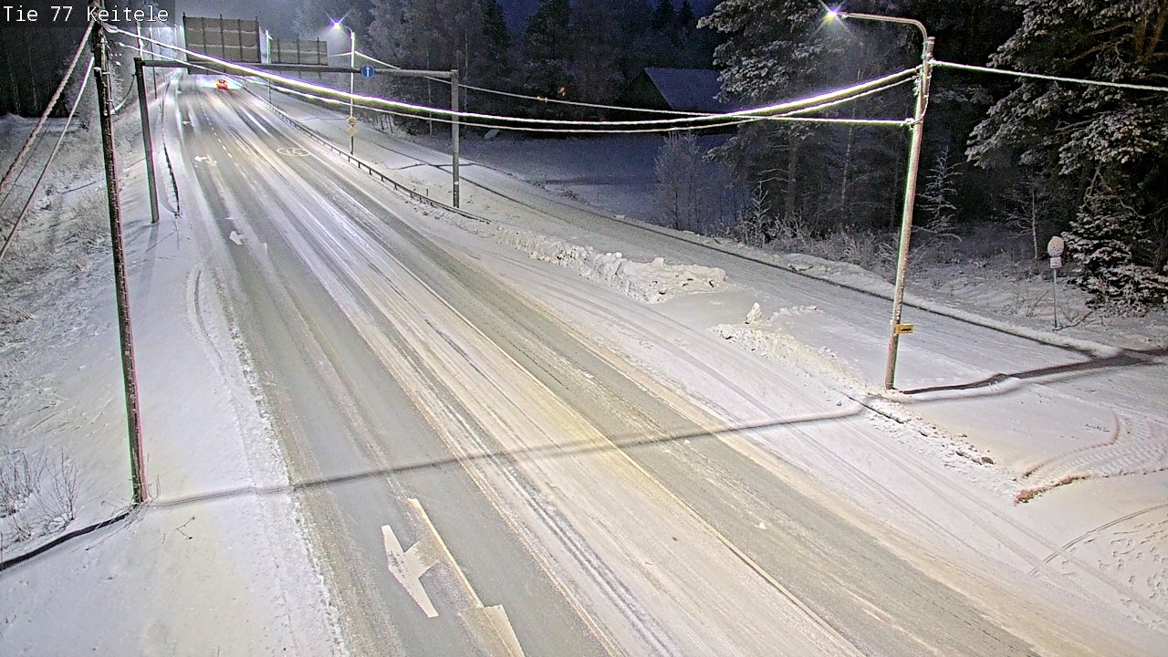 Weather Camera Image Väg 77 Keitele, Keitele, Pohjois-Savo