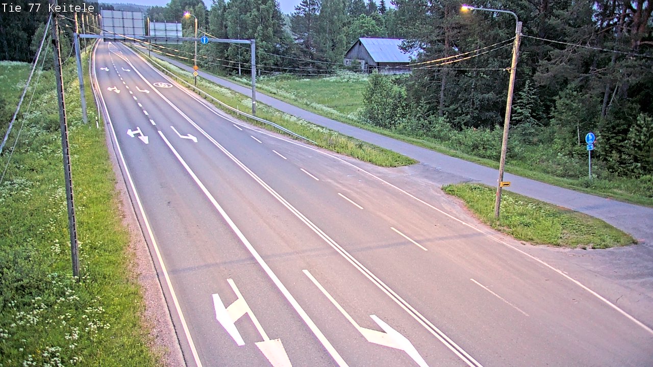 Kelikamerat Kuva Tie 77 Keitele, Keitele, Pohjois-Savo