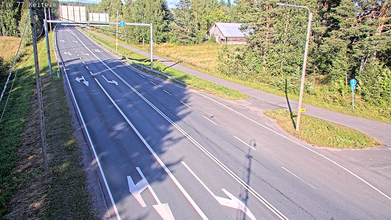 Weather Camera Image Road 77 Keitele, Keitele, Pohjois-Savo