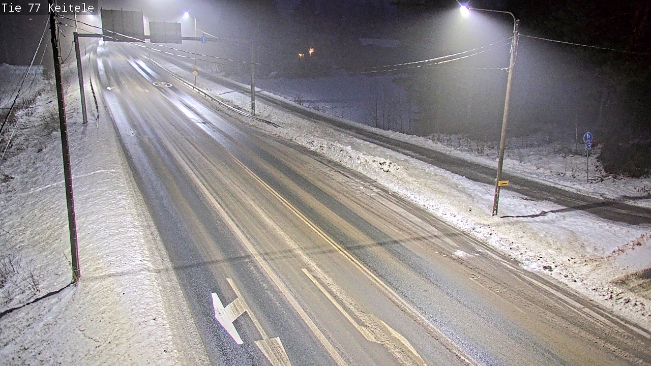 Weather Camera Image Väg 77 Keitele, Keitele, Pohjois-Savo