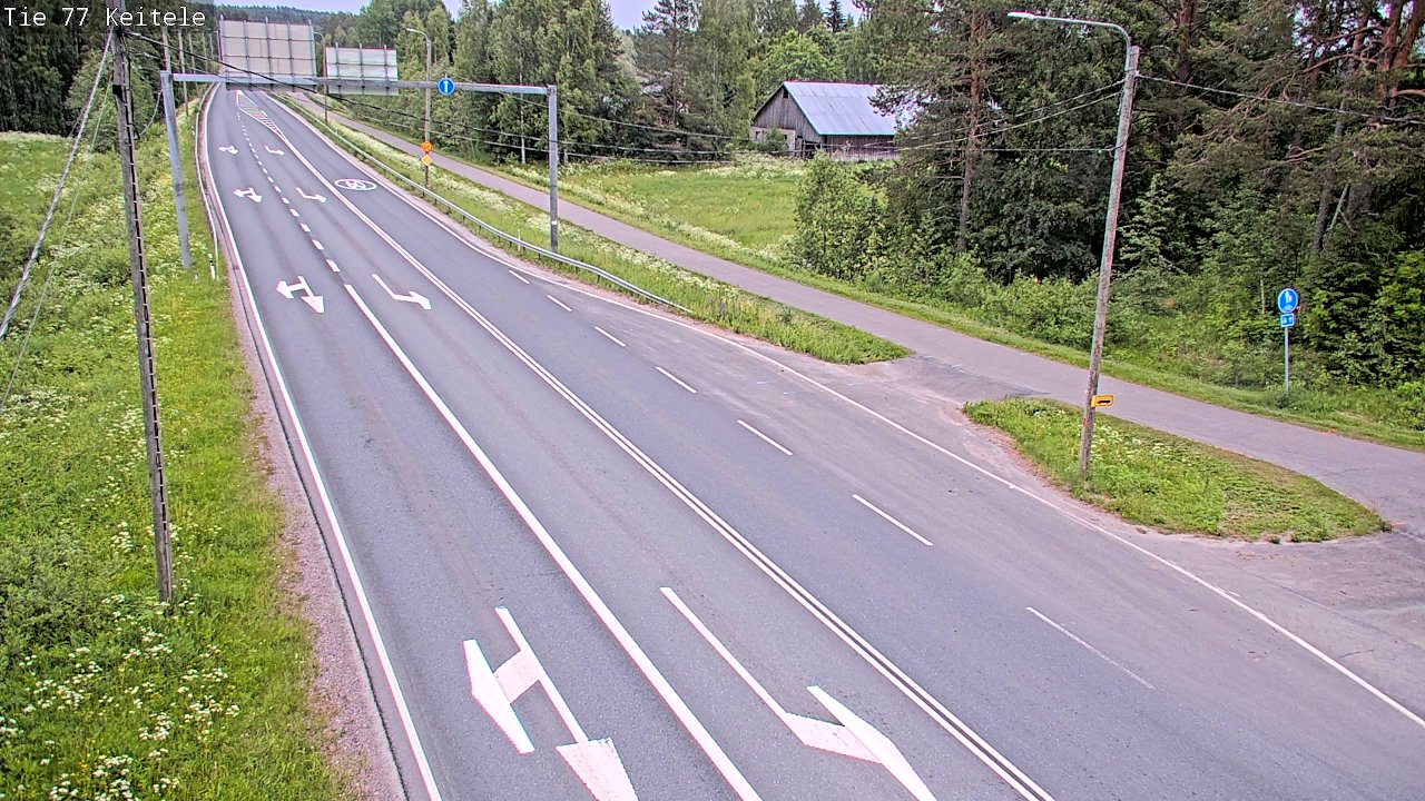 Kelikamerat Kuva Tie 77 Keitele, Keitele, Pohjois-Savo