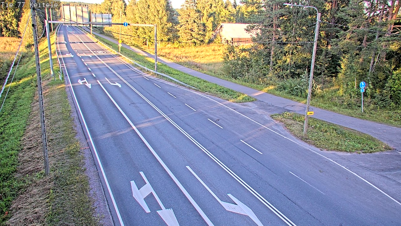 Weather Camera Image Road 77 Keitele, Keitele, Pohjois-Savo